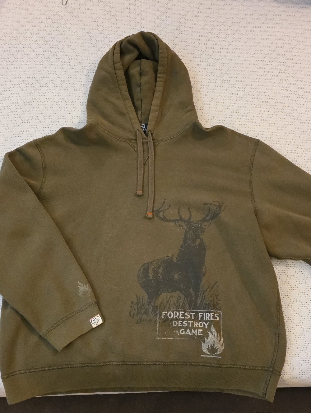 Polo by Ralph Lauren Olive Green Graphic Hoodie